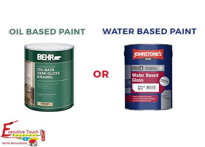 When and Why Use Oil based Paint Over Water Based Paint